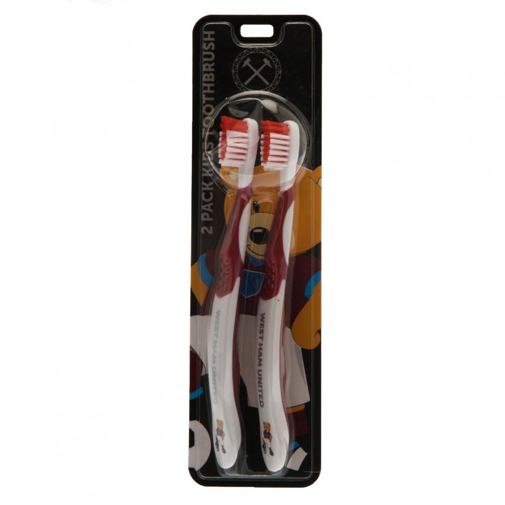 West Ham United FC Twin Pack Toothbrush Junior