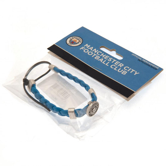 Manchester City FC PU Slider Bracelet