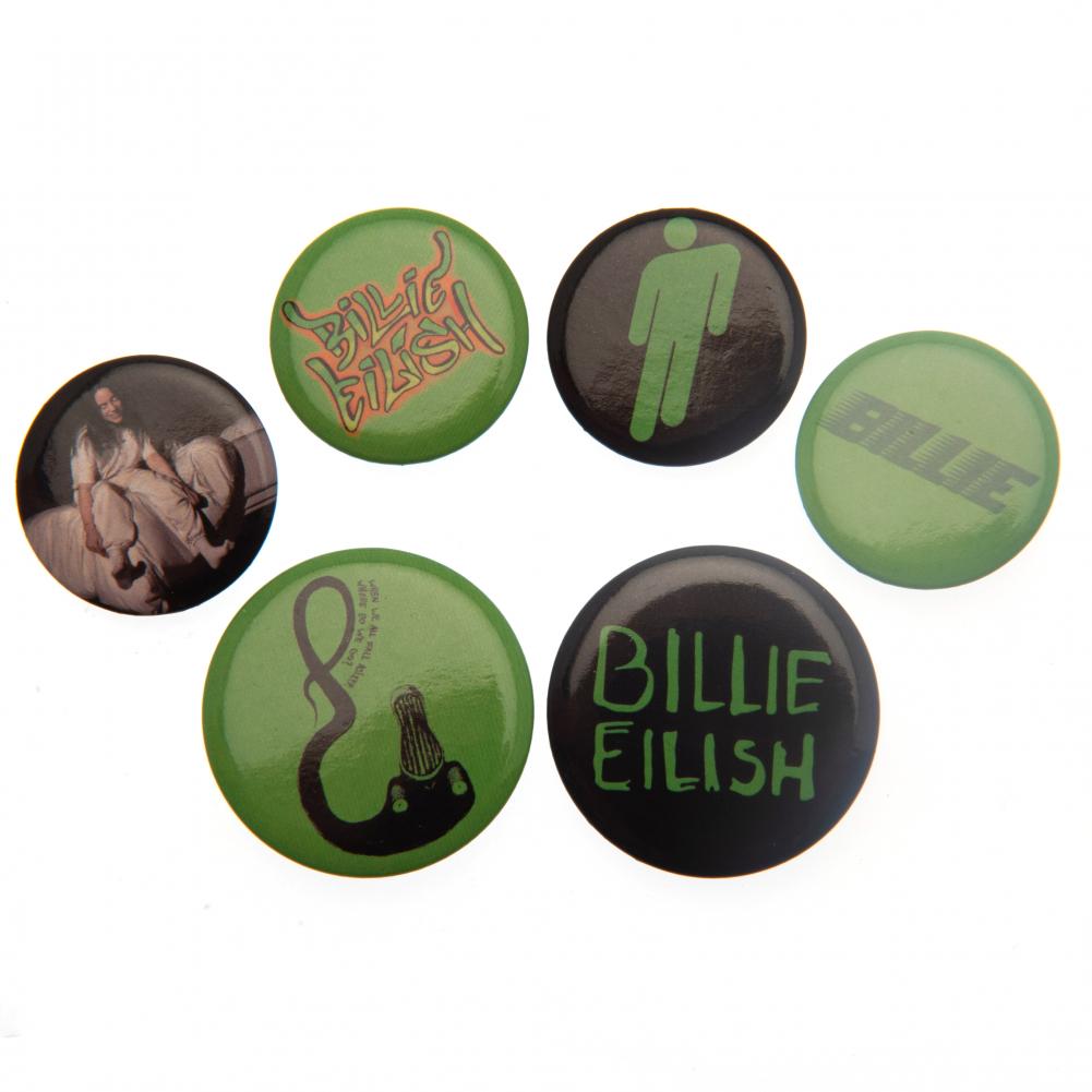 Billie Eilish Button Badge Set