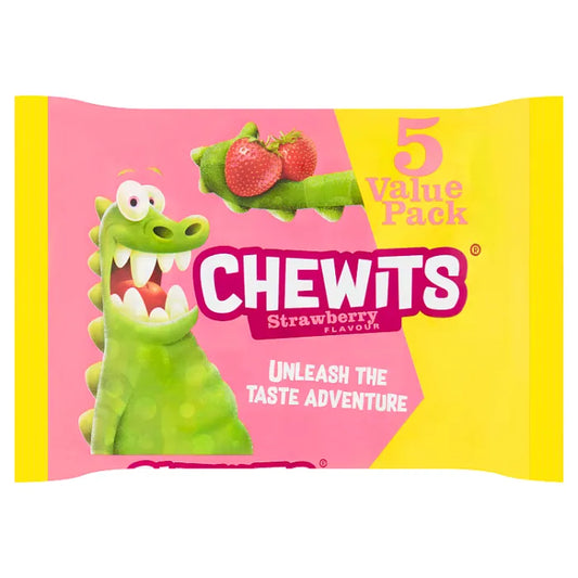 Chewits Strawberry Flavour 4 x 30g