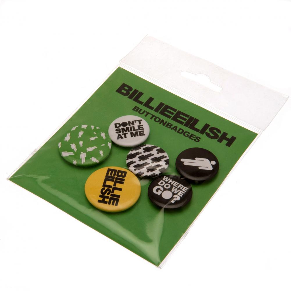 Billie Eilish Button Badge Set Stickman