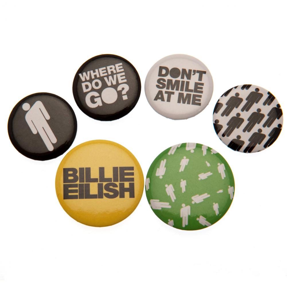 Billie Eilish Button Badge Set Stickman