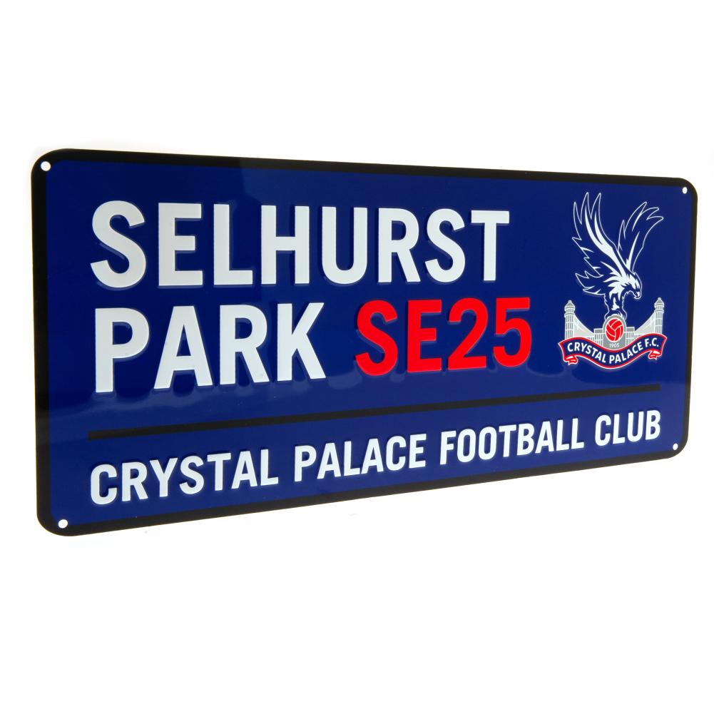 Crystal Palace FC Street Sign Blue