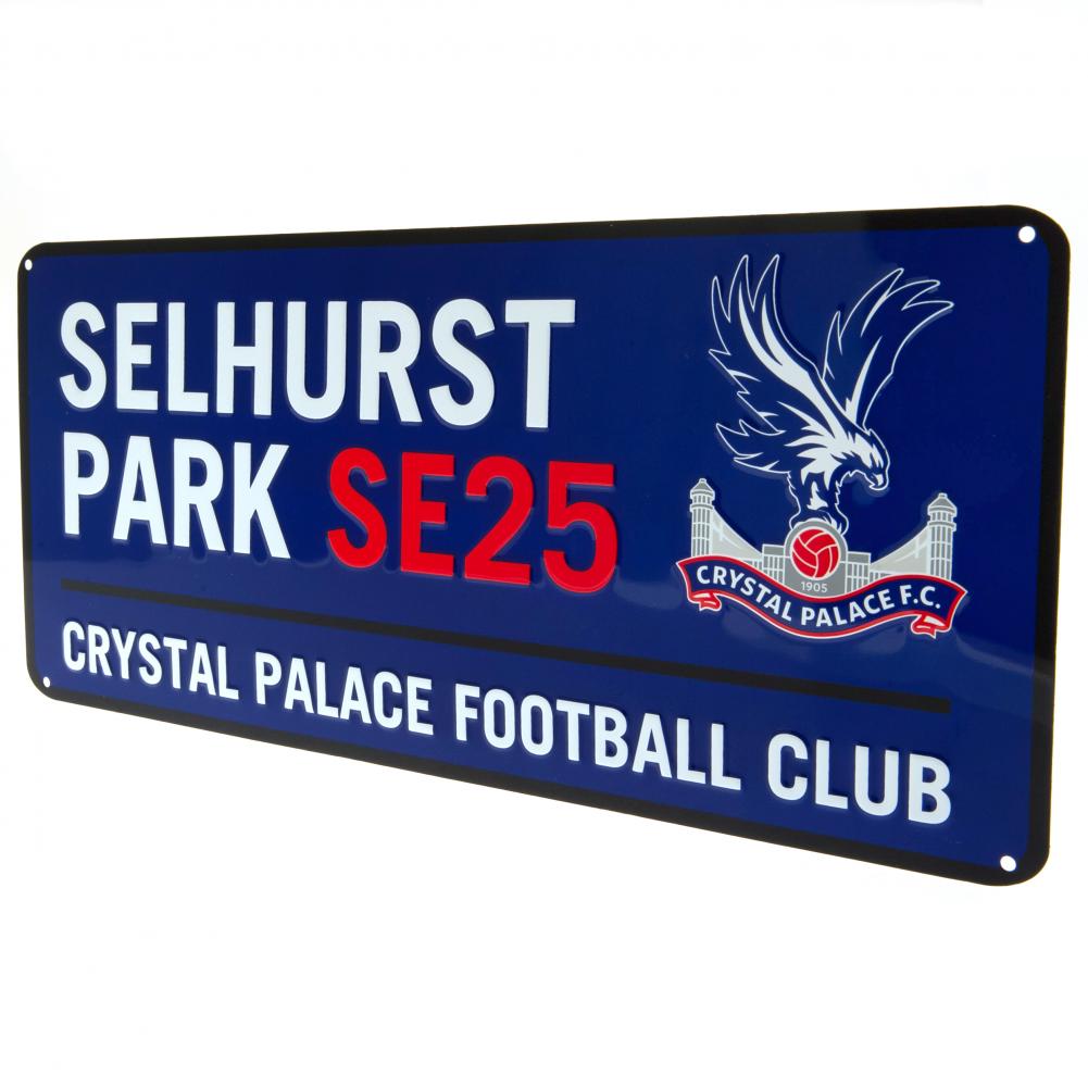 Crystal Palace FC Street Sign Blue