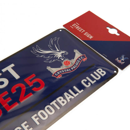 Crystal Palace FC Street Sign Blue