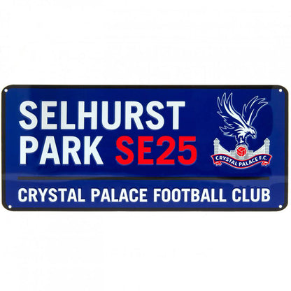 Crystal Palace FC Street Sign Blue