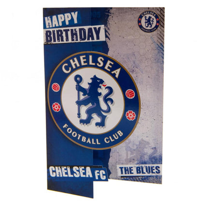 Chelsea FC Birthday Card The Blues