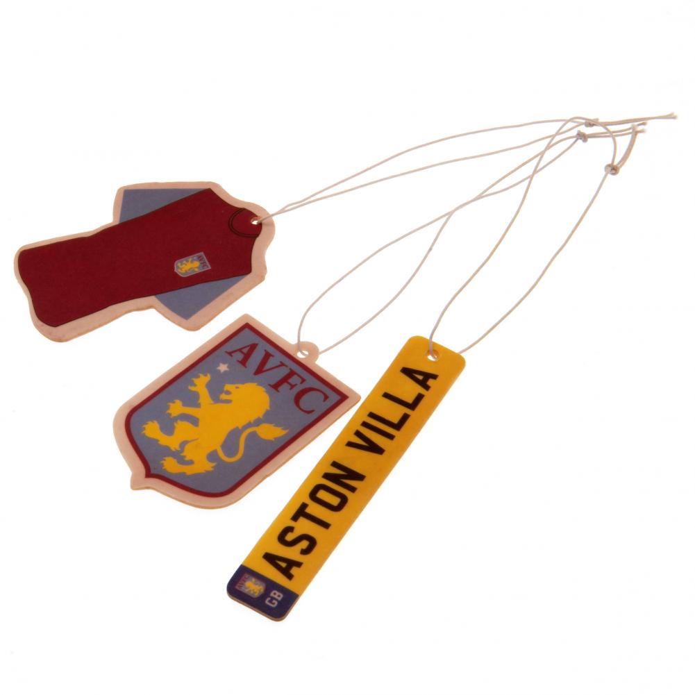 Aston Villa FC 3 Pack Air Freshener