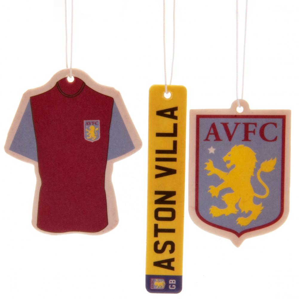 Aston Villa FC 3 Pack Air Freshener