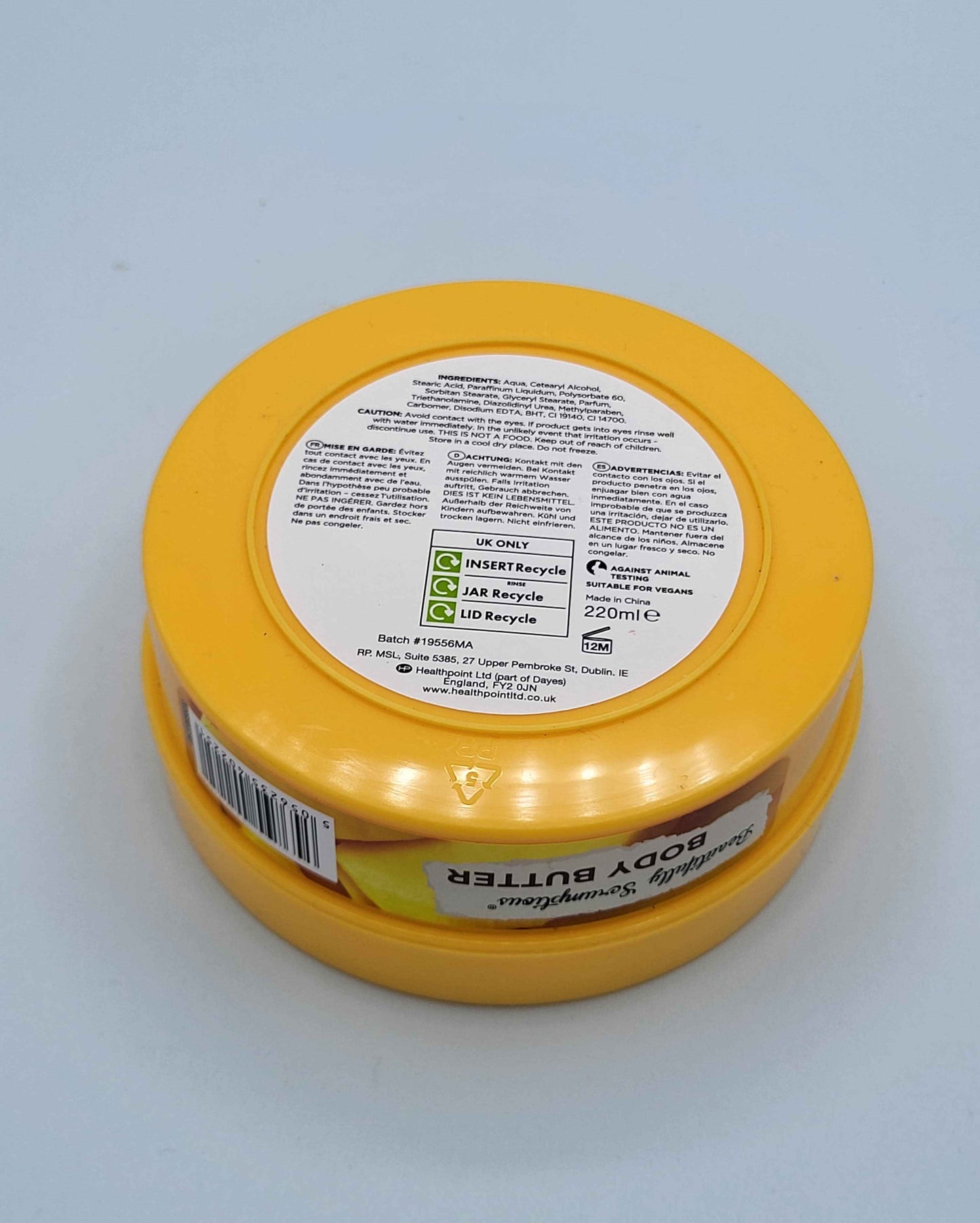 Beautifully Scrumptious Body Butter - Mango 220ml