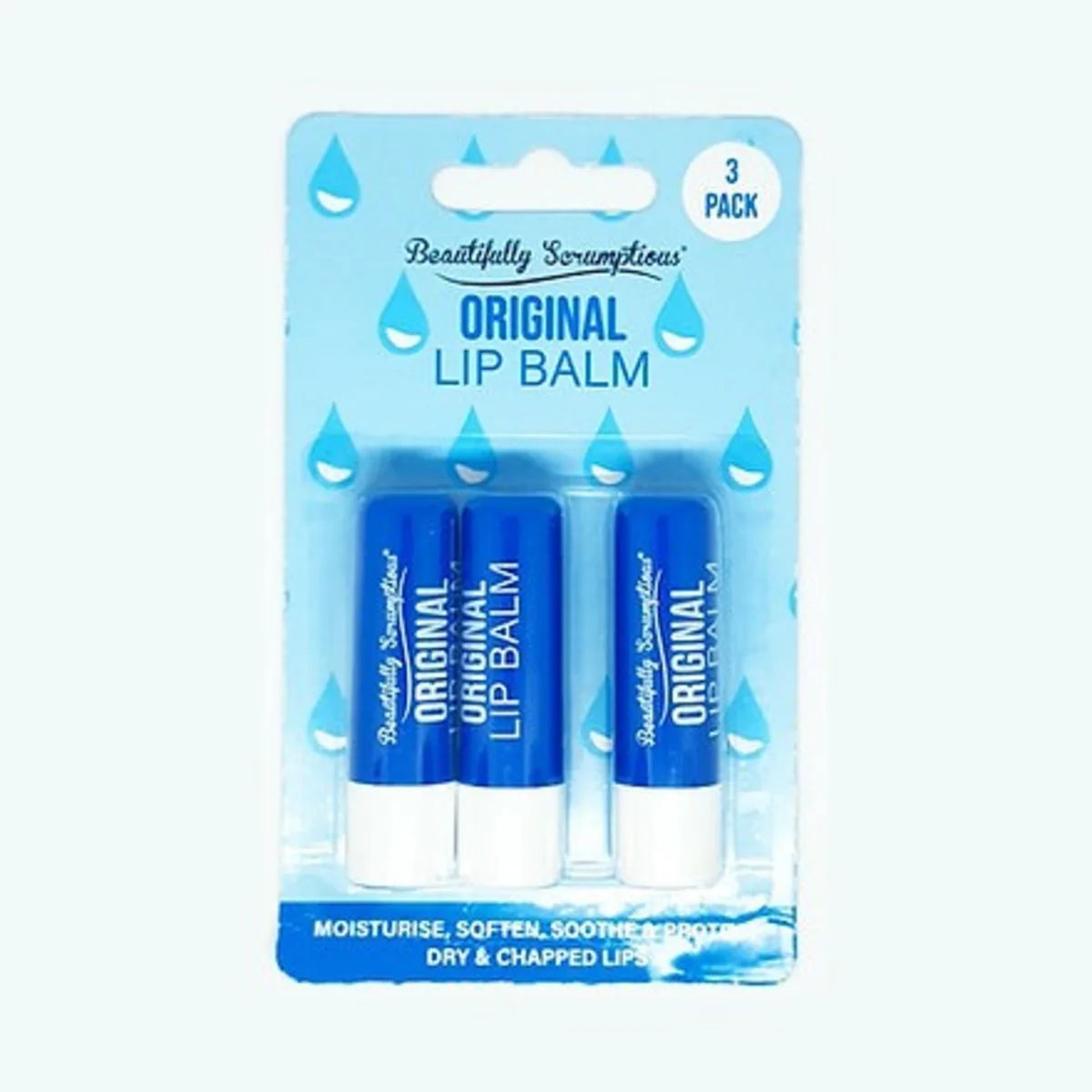 Beautifully Scrumptious 3 Pack Lip Balm Original