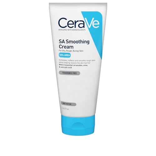 CeraVe SA Smoothing Cream for Rough and Bumpy Skin 177ml with Salicylic Acid and 3 Essential Ceramides