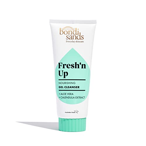 Bondi Sands Fresh'n Up Gel Cleanser | Enriched with Ceramides | Suitable for Sensitive Skin | Vegan + Cruelty Free | 100ml/3.38 FL Oz