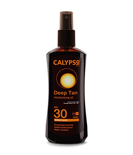 Calypso Deep Tanning Monoi Tahiti Oil Spray with SPF30, 200 ml, CALT30MON