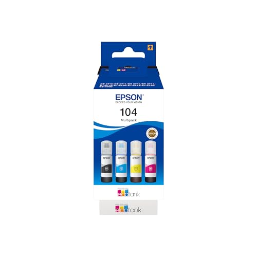 Epson EcoTank 104 Genuine Multipack Ink Bottles