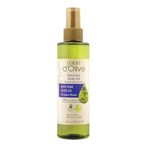 Dalan d'Olive Reparative Body Oil 200 ml -Pure Olive Oil