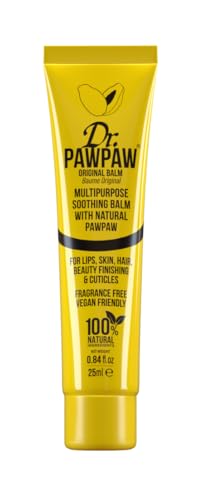 Dr.PAWPAW Original Balm, Multi-Purpose Natural No Fragrance Balm for Hydrating Lips, Skin, Hair, Cuticles, Nails & Beauty Finishing (25 ml)