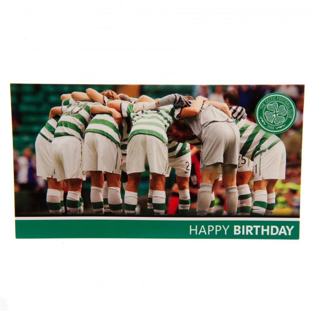 Celtic FC Birthday Card Huddle