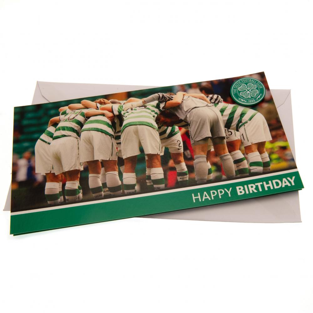 Celtic FC Birthday Card Huddle