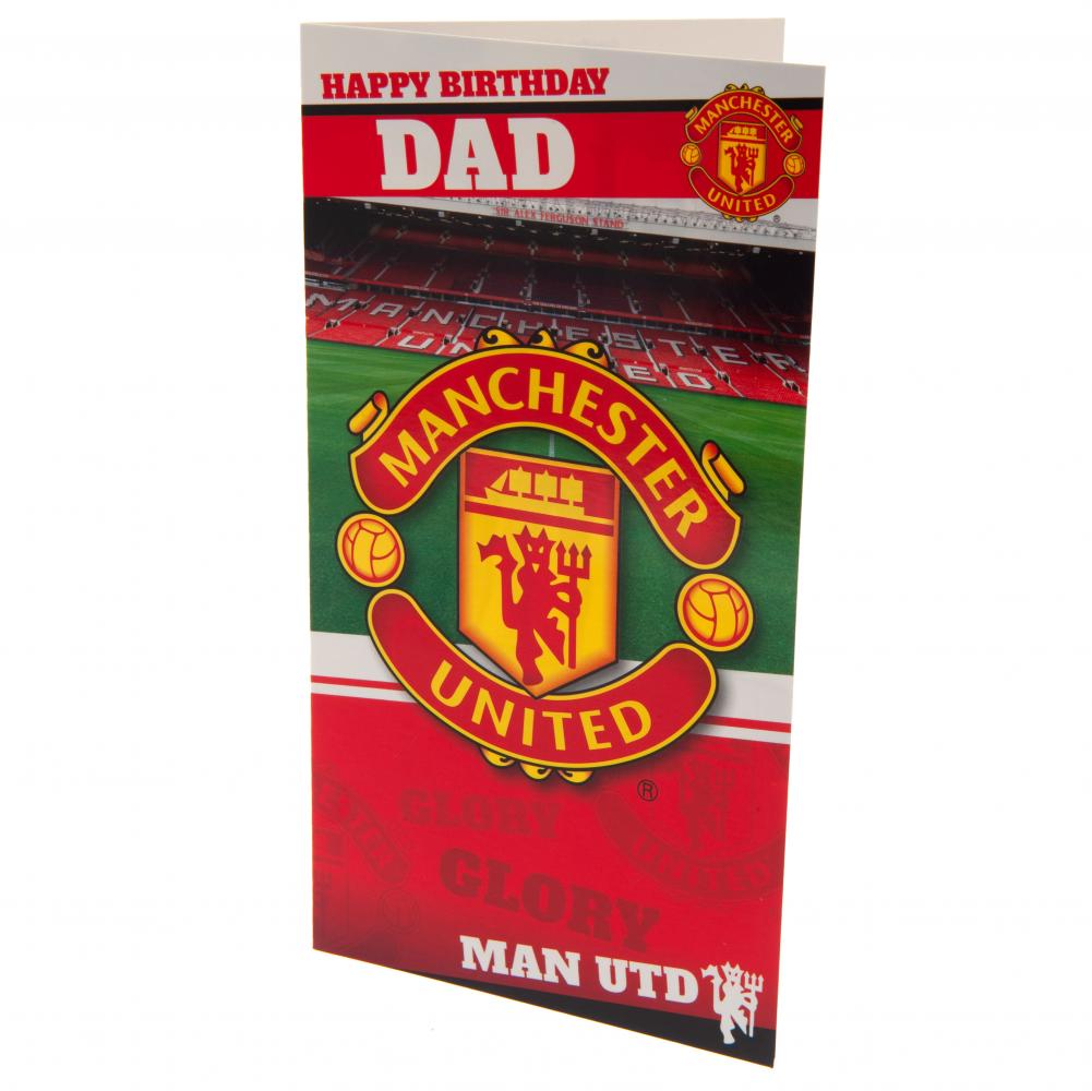 Manchester United FC Birthday Card Dad