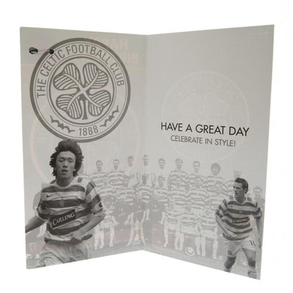 Celtic FC Birthday Card & Badge