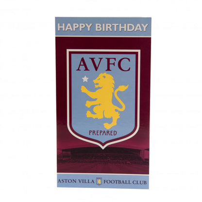 Aston Villa FC Birthday Card