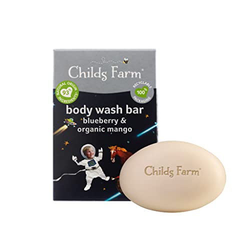 Childs Farm | Kids Body Wash Bar 60g | Blueberry & Organic Mango