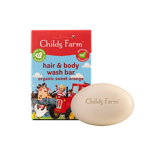 Childs Farm | Kids Hair and Body Wash Bar 60g | Organic Sweet Orange