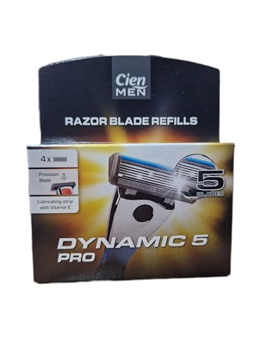 Cien Men - Dynamic 5 Pro Razor Refills | Pack of 4