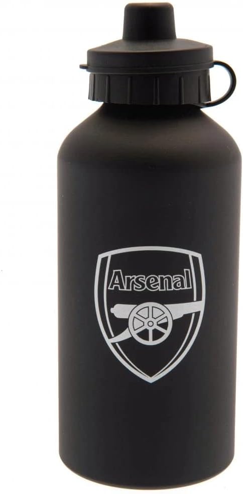 Arsenal Black 500ml Aluminium Bottle