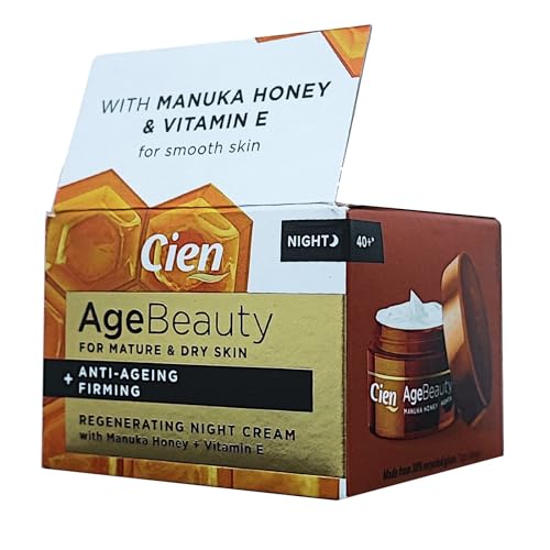 Cien Age Beauty Anti-Ageing Firming Regenerating Day & Night Cream With Manuka Honey + Vitamin E - 50ml (Night Cream)