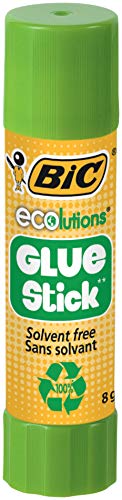 BIC ECOlutions Glue Stick - 8 g, Pack of 3