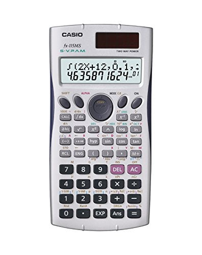 Casio Scientific Calculator Silver FX-115MS-SC-UH