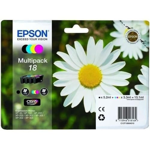 Epson C13T18114022 Inkjet Cartridge for XP30 - Multicolor