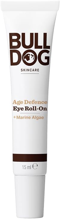 Bulldog Skincare Eye Roll On for Men, Age Defence, Rose, 15 ml