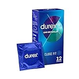 Durex Originals Condoms With Silicone Lube Close Fit 12s