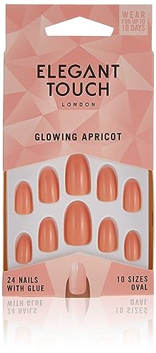 Elegant Touch Core Colour Glowing Apricot Nail Design