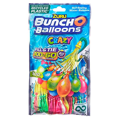 Zuru 38356 Bunch of Balloons Rapid Fill Crazy 3PK FOILBAG 12PCS