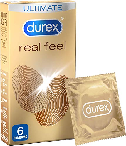 Durex Real Feel Condoms, Pack of 6