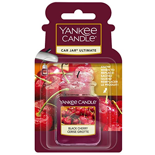 Yankee Candle Car Freshener, Car Jar Ultimate, Black Cherry