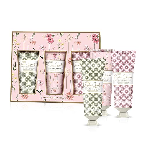 Baylis & Harding Royale Garden Rose, Poppy & Vanilla Luxury Hand Treats Gift Set (Pack of 1) - Vegan Friendly