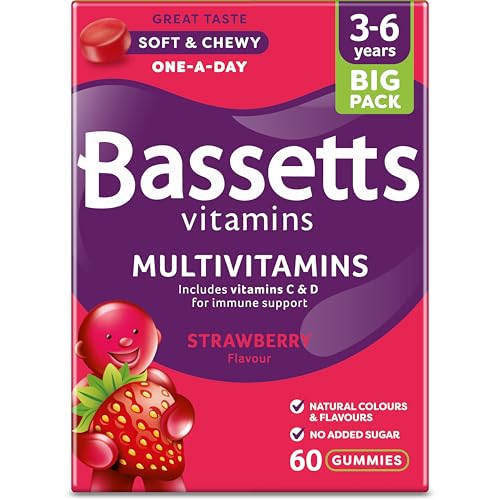 Bassetts Vitamins 3-6 Multivitamin Strawberry 60's