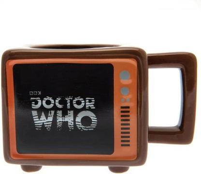 Doctor Who Retro TV Heat Changing 3D Mug