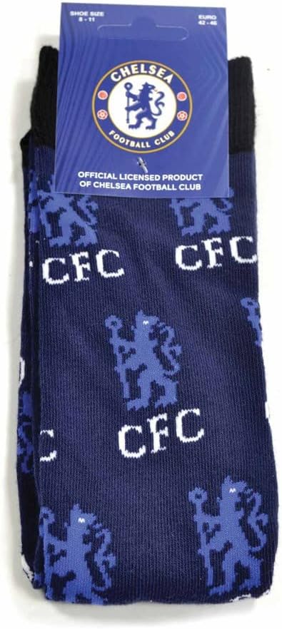 Chelsea FC All Over Print Adult Socks UK 8-11