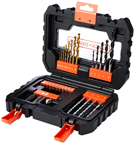 BLACK+DECKER A7233-XJ 31 Piece Drill Set - Black (1-Piece)