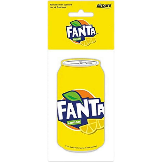 Fanta Lemon Car Hanging Air Freshener