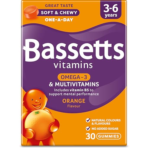 Bassetts Vitamins 3-6 Omega 3 Orange 30's, 76.5 g