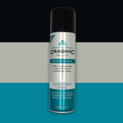 Erasmic Shave Foam Aloe Vera 250ml