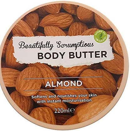 Beautifully Scrumptious Body Butter Almond 220ml