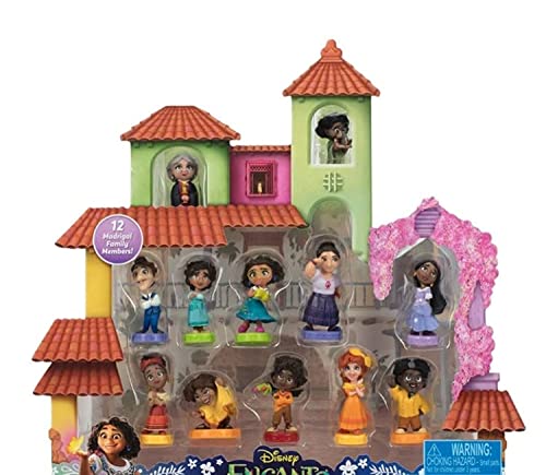 Disney Encanto Madrigal Figurine Toys Set | 12 Madrigal Family Members Mi Familia | All 12 family Madrigal members included in Encanto Gifts Set